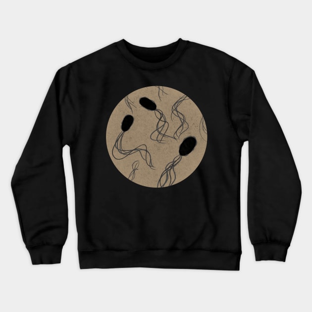 Bacteria Crewneck Sweatshirt by MicrobeLizah